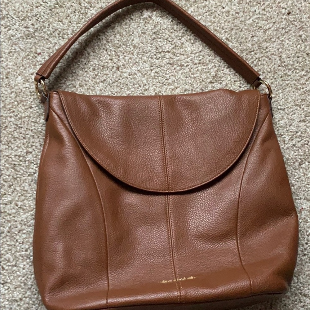Vera bradley leather shoulder bag